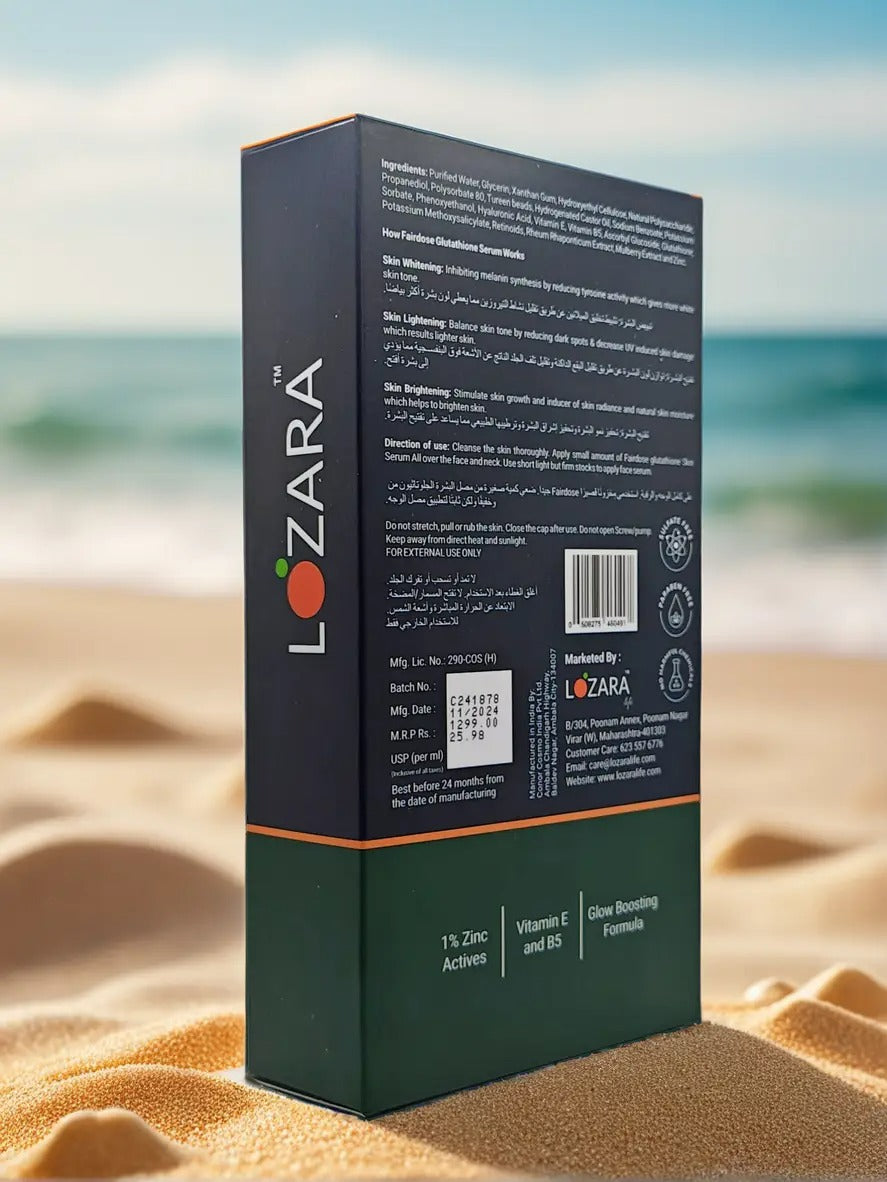 Fairdose  | Skin Lightening &  Brightening Glutathione Serum